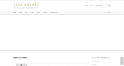 Desktop Screenshot of luxecolore.com