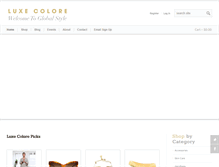 Tablet Screenshot of luxecolore.com